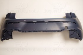 Resim Volkswagen Golf 8 2020 ve Sonrası Sensörlü Astarlı Arka Tampon 