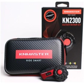 Resim Knmaster KN2300 PRO Motosiklet Kask İnterkom Bluetooth Intercom Kulaklık Seti 