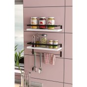 Resim Full Reyon Olea Dekoratif Duvar Rafı Banyo Mutfak Düzenleyici Set - Sb 