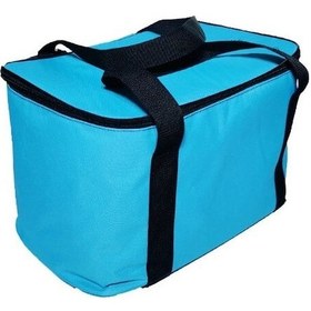 Resim Soğutucu Plaj Kamp Tatil Piknik Çantası Termos Soğuk Tutucu Çanta Mavi 