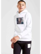 Resim Riverdale Toni Topaz Baskılı Unisex Çocuk Kapüşonlu Beyaz Sweat (534739023) Beyaz 