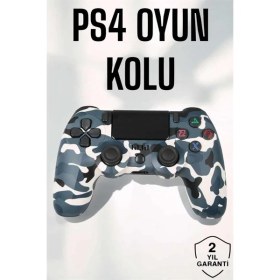 Resim Zero Land Depomix Ps4 Oyun Kolu Kamuflaj Desenli Joystick 