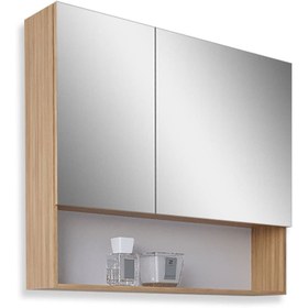 Resim TETA HOME Batum 65 Cm Mdf Banyo Üst Aynalı Dolap 