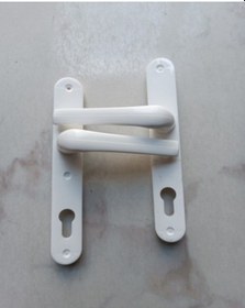 Resim Pvc Pimapen Kapı Kolu Plastik Beyaz Yale 