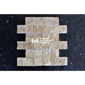 Resim MYM Mermer Yapı Market Tasarım Klasik Traverten Patlatma Taş 