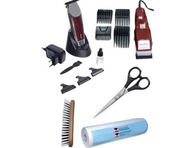 Resim Moser Bordo Tıraş Makinesi Kablosuz Kullanım Özelliği ile Ek Bıyık Başlığına Sahip 