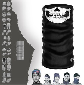 Resim MAG DESIGN Buff-kuru Kafa Iskelet Maske Motorcu Kar Maskesi-boyunluk-maske-baf-ağızlık-yüz Boyunluk 