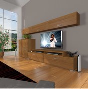 Resim Decoraktiv Ekoflex 8 Slm Tv Ünitesi Tv Sehpası - Naturel Ceviz 