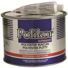 Resim Polikor Polyester Çelik Macun 2700 Gr + Sertleştirici ( 6'lı koli ) 