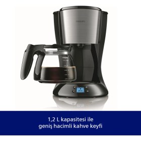 Resim Philips HD7459/20 Daily Collection Siyah Filtre Kahve Makinesi 