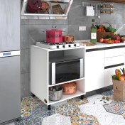 Resim Kenzlife ocak dolabı nermin byz 85x70x60 XLARGE hazır mutfak klasik setüstü ocak için sabit tabla 