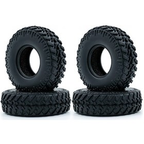 Resim Suofeng 1/24 Axial Scx24 Rc Araçlar İçin 4 Adet Kauçuk Lastik Seti 