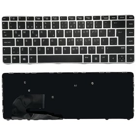 Resim HP Uyumlu EliteBook 840 G3 G4 Notebook Klavye - Tuş Takımı / Siyah - TR 
