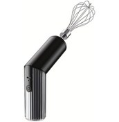 Resim Turcoshop11 Siyah Katlanır Kablosuz Çırpıcı 1200mah 2 Çırpıcılı Kamp Kek Mikseri Diğer 
