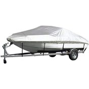 Resim Mufunye 14-16ft 300d Oxford Kumaş Tekne Örtüsü V-gövdeli Üçlü Gövdeli Yarış Pisti Ve Bas Tekneleri İçin 