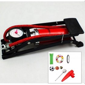 Resim Basınç Göstergeli Oto Lastik Şişirme Ayak Pompası Araç Lastik Bis 