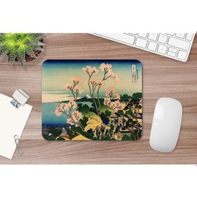 Resim Hokusai Shinagawa On The Tokaido 17 X 21 Cm Mouse Pad Mousepad 