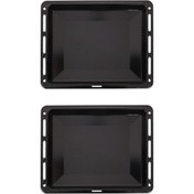 Resim B & N MAĞAZACILIK Ankastre Fırın Tepsisi 465 Mm X 375 Mm 2'li Set 