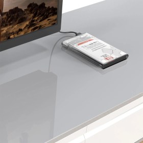 Resim Orıco USB 3.0 Micro B Şeffaf 2.5” Inch Sata SSD Hard Disk Kutusu 
