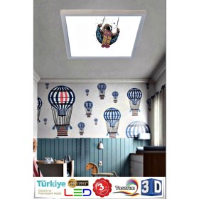 Resim Çocuk Astronot Model Avize LED Avize Yeni 54W Modern Aydınlatma LED Panel 