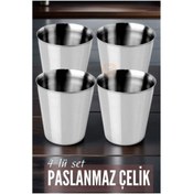 Resim feifei Çelik Bardak Seti 4 Adet Fazio Giacinto Design - AYS6194-2922 