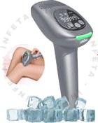 Resim İnfeta IPL Buz Lazer Epilasyon 999.999 Atım Otomatik Dijital Ekran 