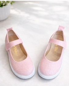 Resim Simli Toz Pembe Ortopedik Kız Babet 