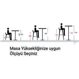 Resim J&S QUALİTY Bar Sandalyesi Ikea,şık Kadın Tasarımı Krom Kaplama 75 Cm Mutfak Adası Bar Sandalyesi, Taburesi. 