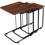 Resim C Zigon Sehpa 3'Lü Takım Mdf Ceviz 