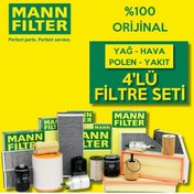 Resim Ford C-Max 1.5 Tdci Mann-Filter Filtre Bakım Seti 2015-2018 4Lü 553116169 