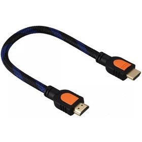 Resim 50 Cm. Kısa Hdmı Kablo Görüntü & Ses Aktarım Kablosu Male - Male 