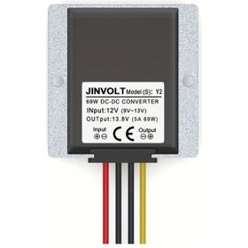 Resim Xuweiwei Jınvolt 12v 9 13v Giriş 13 8v 5a Çıkış Dc Dc Dönüştürücü Su Toz Geçirmez Aşırı Isınma Yük Korumalı Endüstriyel Dış Mekan 