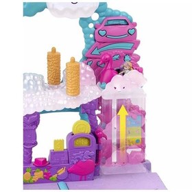 Resim Polly Pocket Flamingo Araba Su Eğlencesi HHJ05 