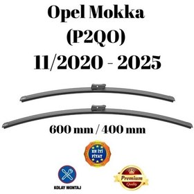 Resim Opel Mokka P2qo 2020 2021 2022 2023 2024 2025 Uyumlu Ön Cam Silecek Süpürgesi Takımı 600/400mm Silbak Sb2416c 