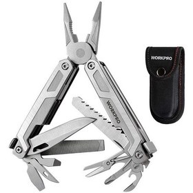Resim Workpro Wp382008 16 In 1 Çok Fonksiyonlu Profesyonel Pense Seti + Taşıma Kılıfı Fr Wp382008 