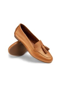 Resim Deery Hakiki Deri Bronz Rengi Kadın Babet Bronz 