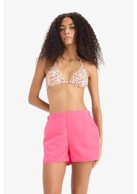 Resim DeFacto Regular Fit Deniz Şortu-Fall in Love T5639AZ24SMPN615 Pembe 