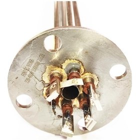 Resim Yuvarlak Flanş 230-400v 10.000w Krom Termosifon Rezistansı 