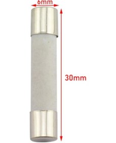 Resim Seramik Sigorta 3.15a 250v 6x30mm Gecikmeli X 1 Adet Rf073 