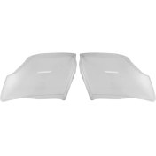 Resim Haashu 2007-2020 Için 2x Mitsubishi Pajero V87 V93 Sol/sağ Araba Far Kapağı Kafa Işık Lambası Şeffaf Abajur Kabuğu (Yurt Dışından) 