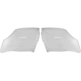 Resim Haashu 2007-2020 Için 2x Mitsubishi Pajero V87 V93 Sol/sağ Araba Far Kapağı Kafa Işık Lambası Şeffaf Abajur Kabuğu (Yurt Dışından) 