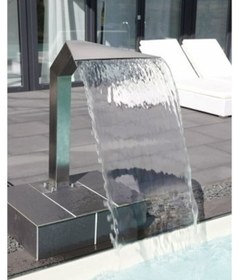 Resim DEV PASLANMAZ 600x1000 mm Standart Havuz Şelale AISI 316 Kalite 