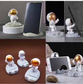 Resim Astronot Telefon Tutucu 1 Adet 