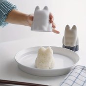 Resim 1 adet Sevimli Kedi Şekilli Plastik Kalıp DIY Tatlılar, Pirinç Topu ve Krem Şeklinde Yapmak İçin - Tekrar Kullanılabilir, Temizlemesi Kolay, Ev Mutfakları İçin Mükemmel 