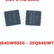 Resim Winbond W25Q64Dwtım, W25Q64Dwssıg Sop8 8 Mb 1.8V Bıos Chip Entegr 