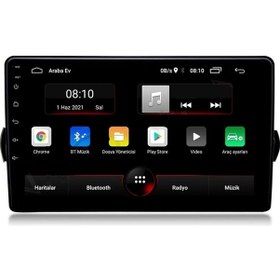 Resim Fiat Egea Uyumlu 4gb Ram 64gb Rom Qled Ekran Carplay Navigasyon Multimedya Teyp 