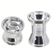 Resim Yüksek kaliteli off-road lastikler, 10x4.50-5 ön ve 11x7.10-5 arka tekerlekli, scooter aksesuarları için 5 inç alaşım jantlara sahip 