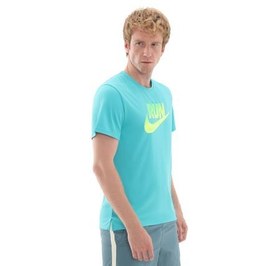 Resim Nike Miler Run Energy Erkek T-Shirt Turkuaz 