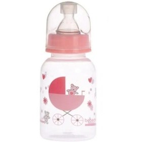 Resim Bebedor Orta Akış Desenli Pp Biberon 125 ML Kırmızı 
