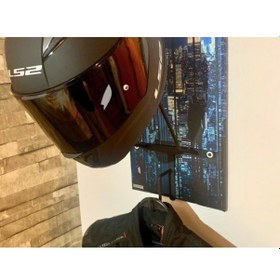 Resim Motorcu Kask Askısı, Kişiye Özel Baskı V9 